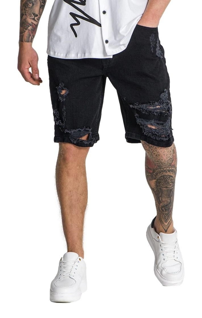 Short Gianni Kavanagh Refraction Roto Negro