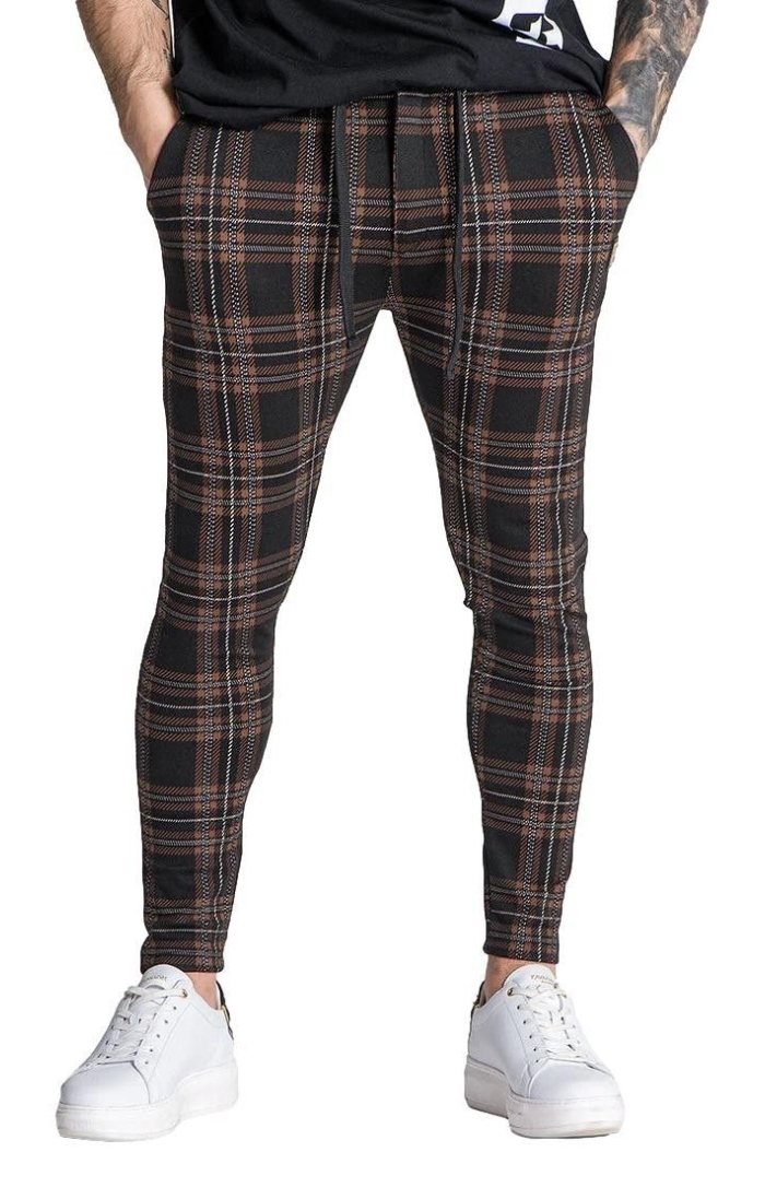 Pantalon Gianni Kavanagh Checkmate Negro