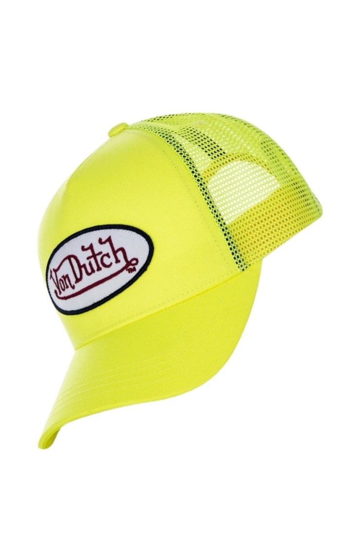 Gorra Von Dutch Curva Ajustable Fresh Amarillo