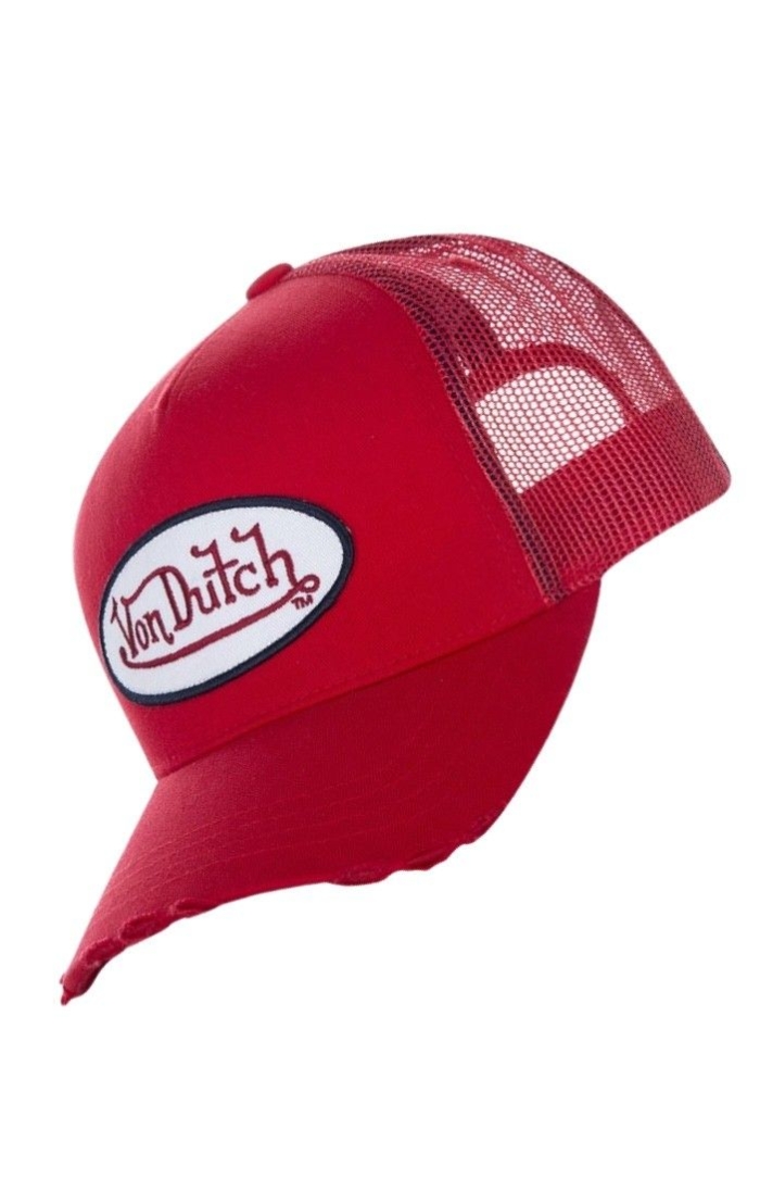 Gorra Von Dutch Curva Ajustable Fresh Rojo