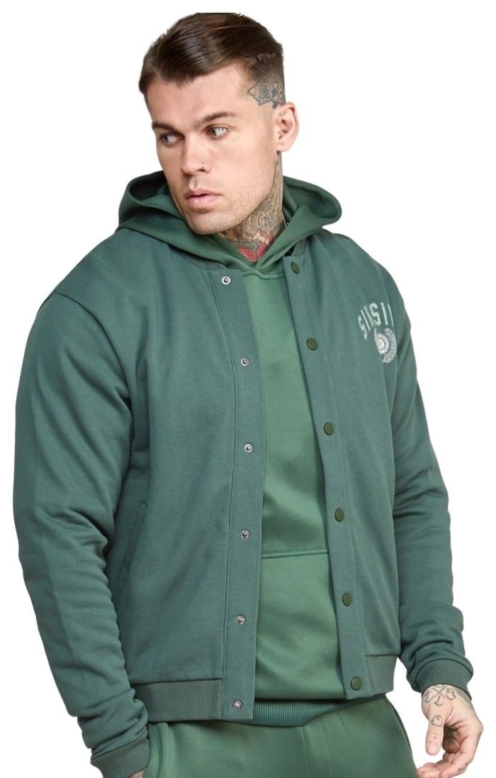 Bomber SikSilk Beisbol Varsity Verde