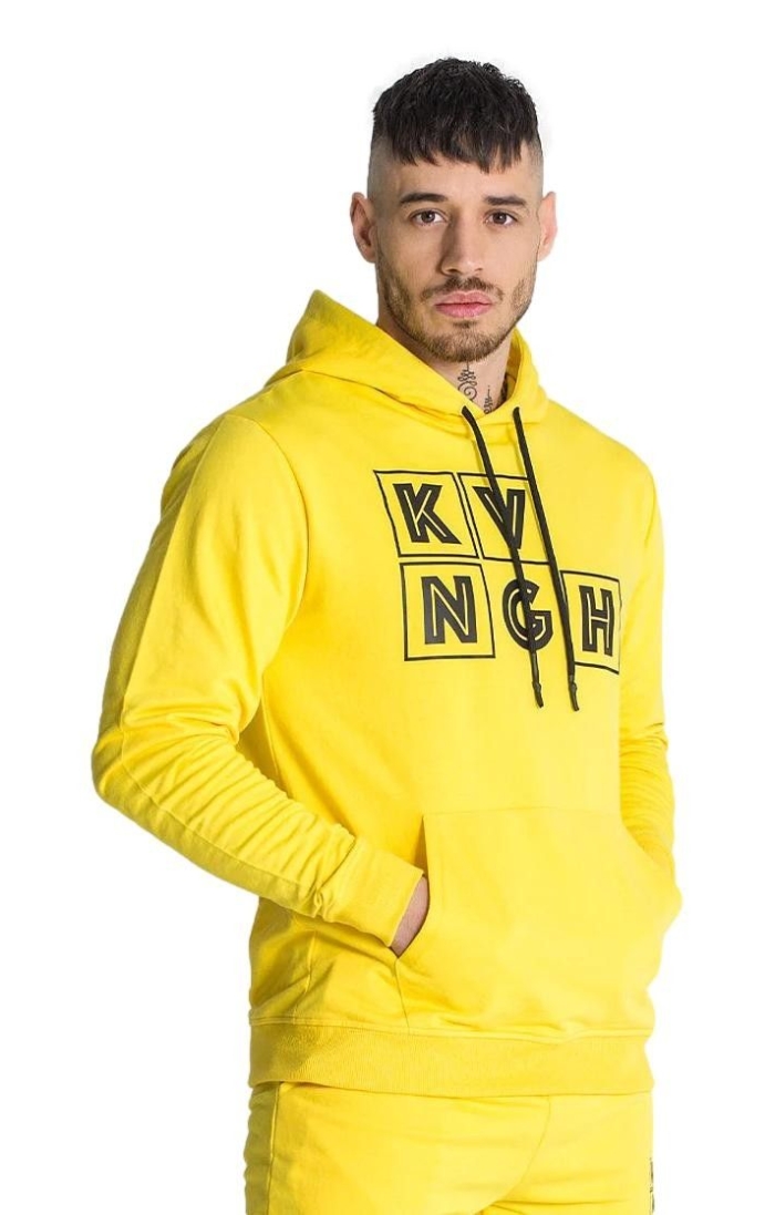 Sudadera Gianni Kavanagh con Capucha Playground Amarillo