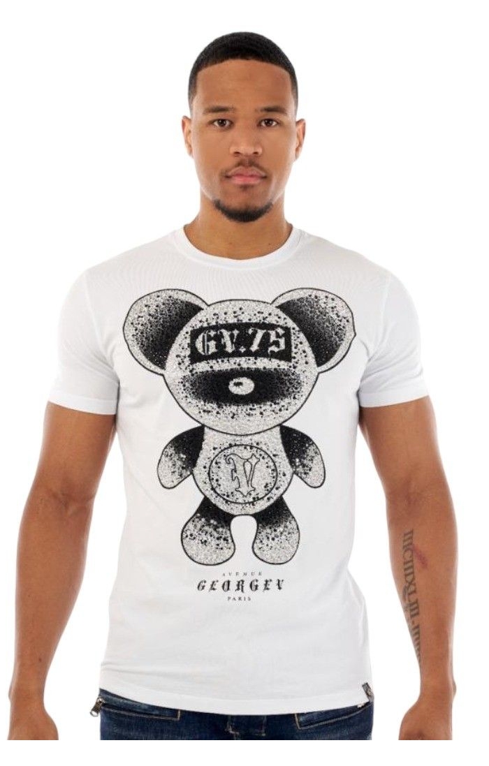 Camiseta George V Paris Oso teddy Space Blanco