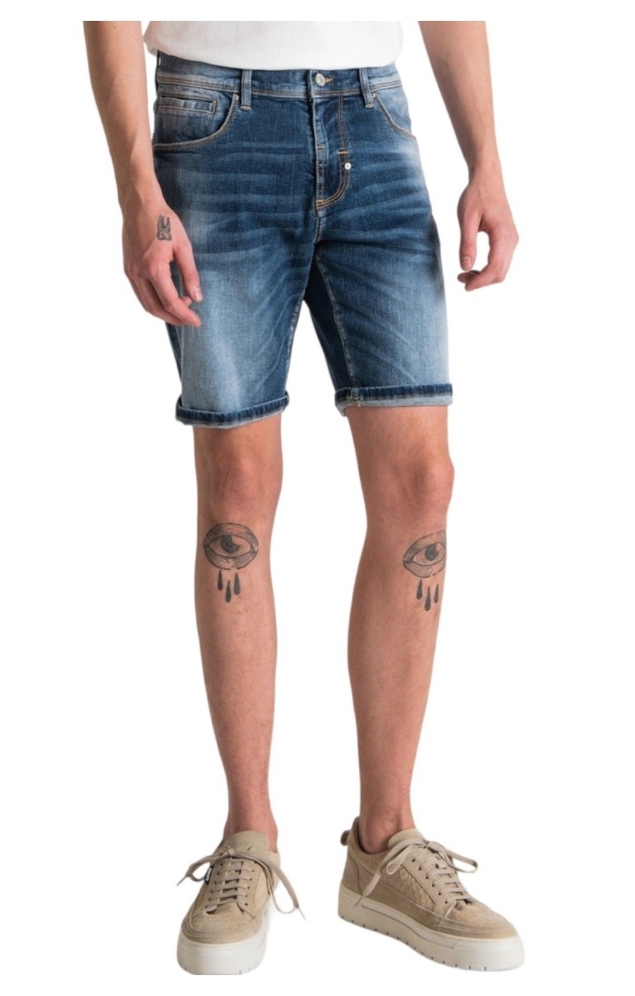 Jeans Corto Antony Morato DAVE Skinny Marino