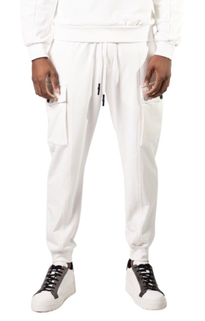 Pantalon Antony Morato Mezcla Algodon Felpa Blanco