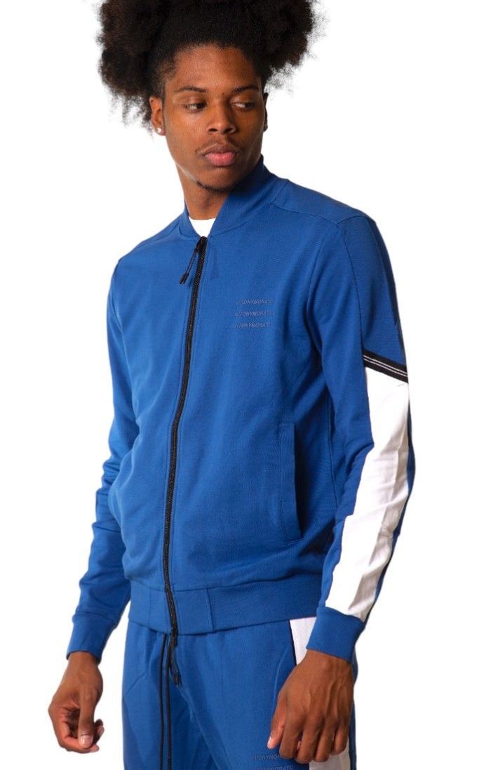 Sudadera Antony Morato con Detalle Contraste Azul