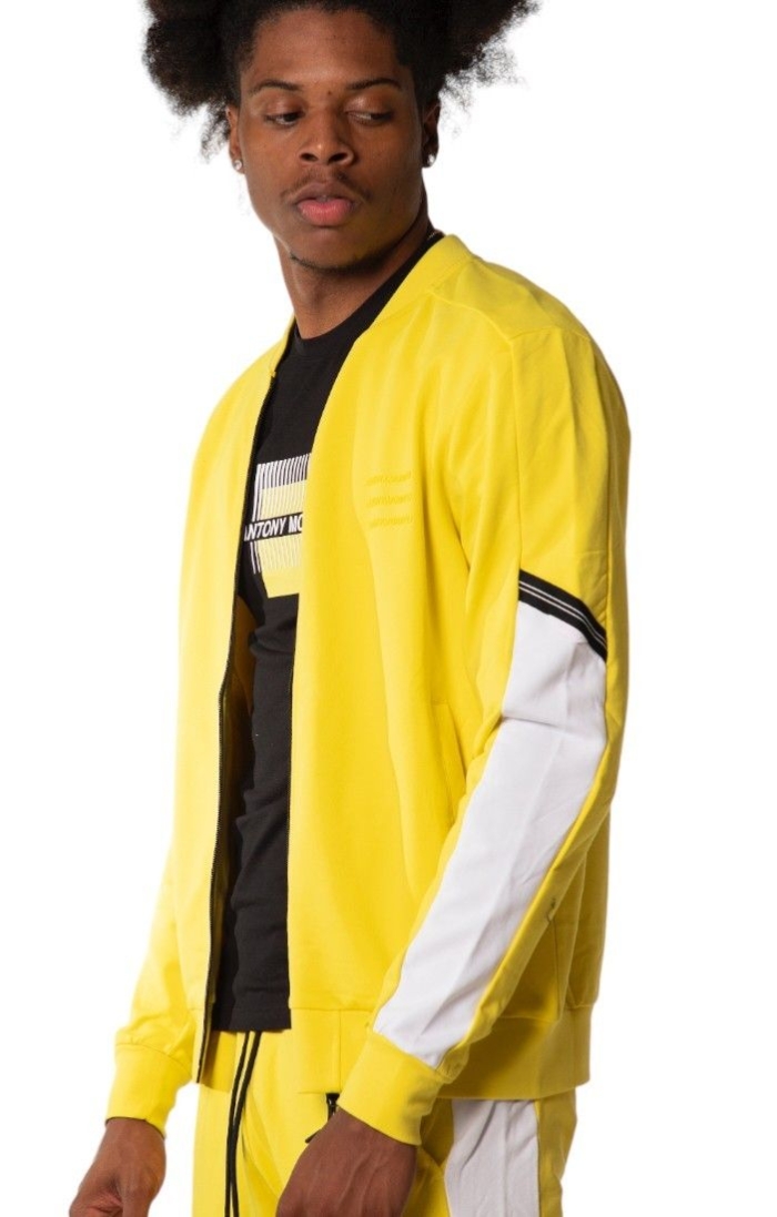 Sudadera Antony Morato con Detalle Contraste Amarillo