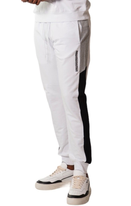 Pantalon Antony Morato Tricolor Logo Goma Blanco