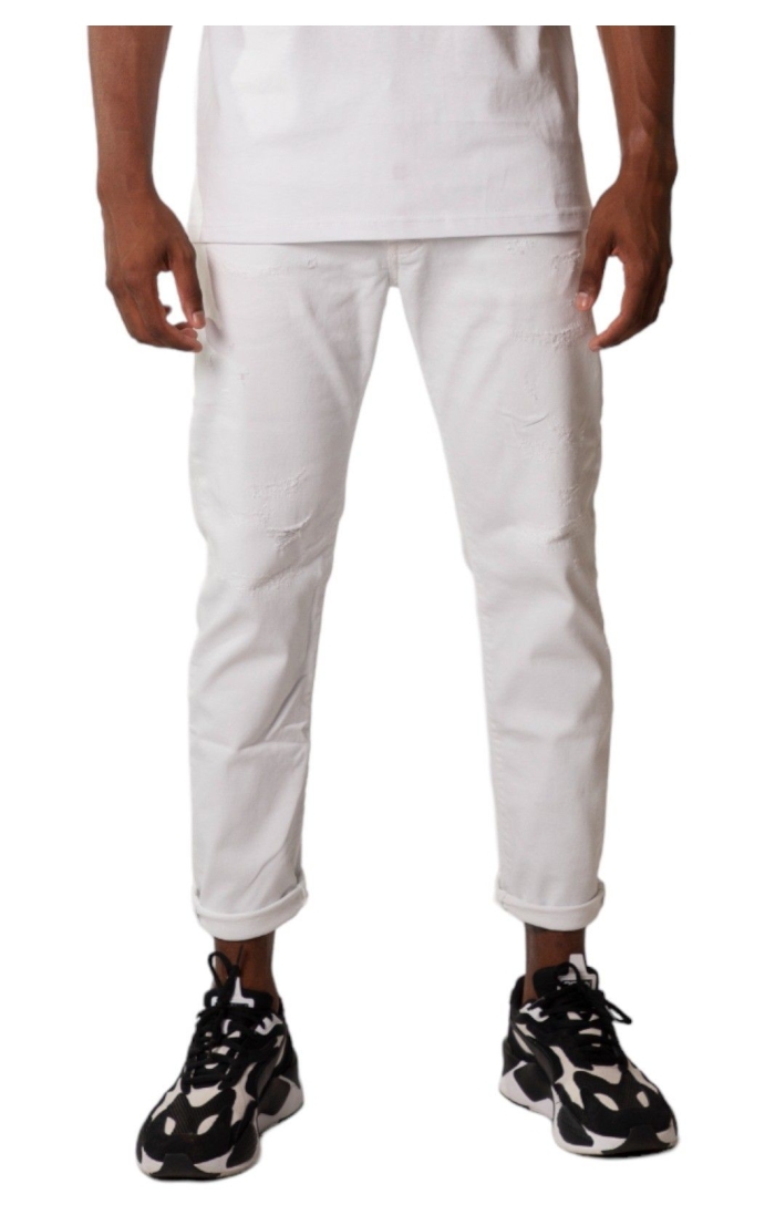 Jeans G2 Firenze Botton G2F Blanco