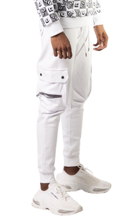 Pantalon George V Paris Trotar Cargo Blanco