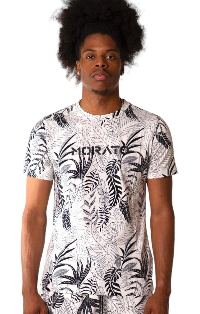 Camiseta Antony Morato Algodon Estampado Jungla Blanco