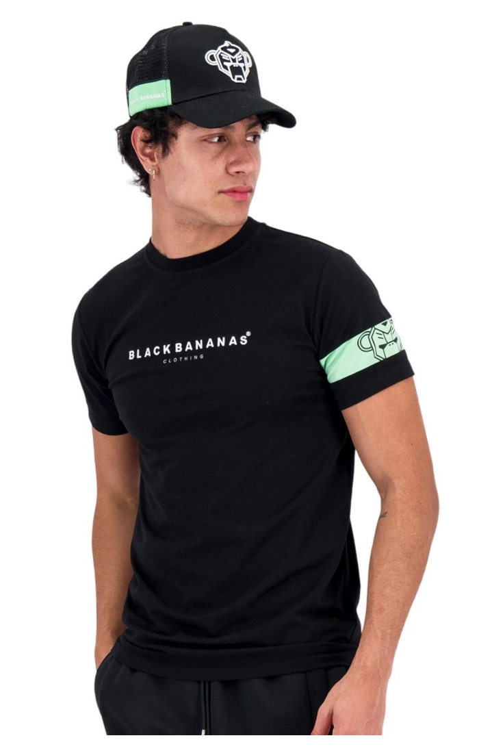 Camiseta Black Bananas Commander Tee Negro