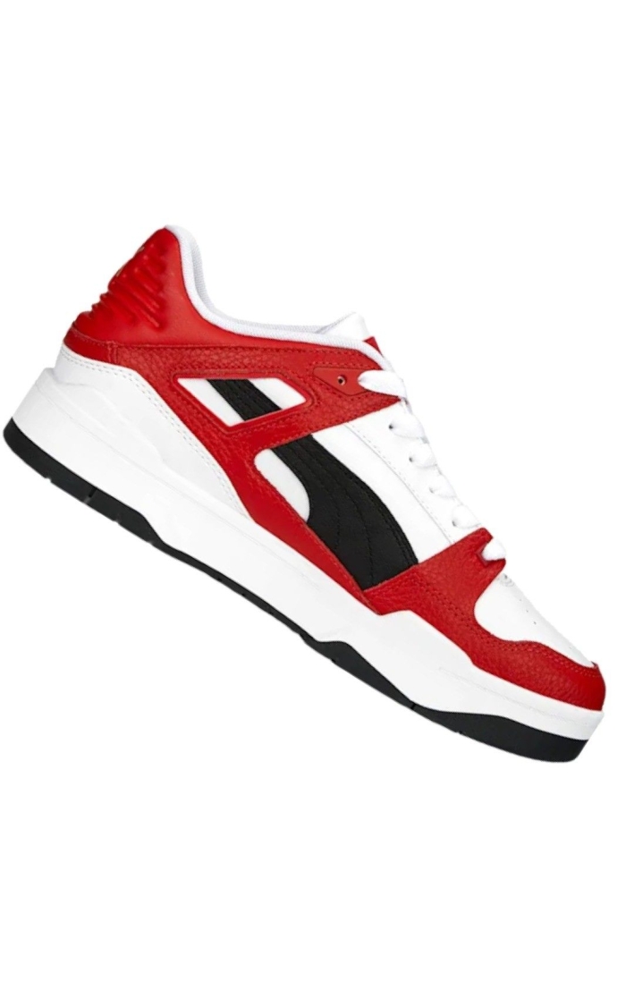 Zapatillas Puma Slipstream Leather Blanco y Rojo