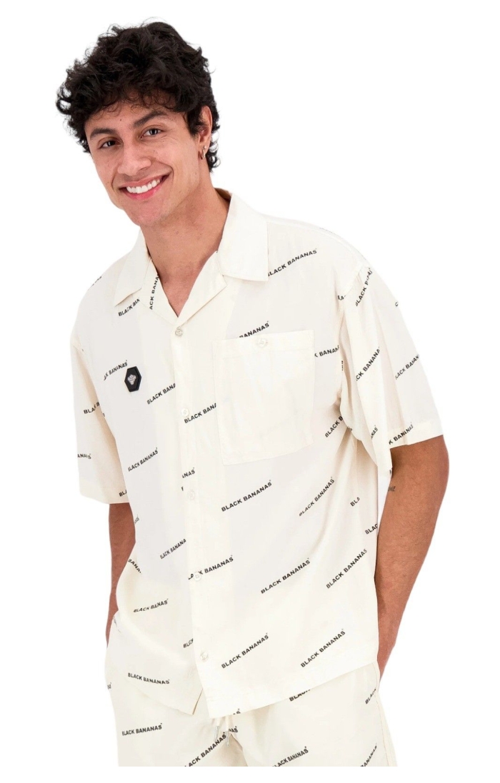 Camisa Black Bananas Marina Shirt Sand