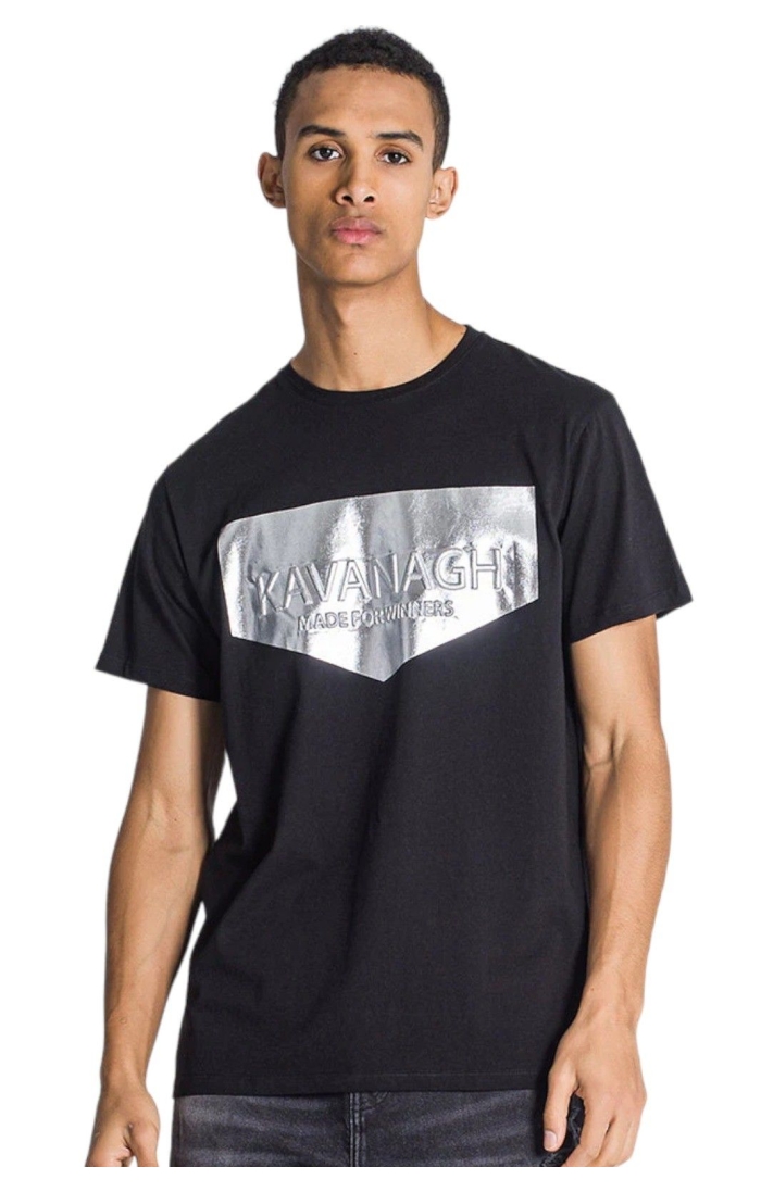 Camiseta Gianni Kavanagh Oversize Lotus Negro