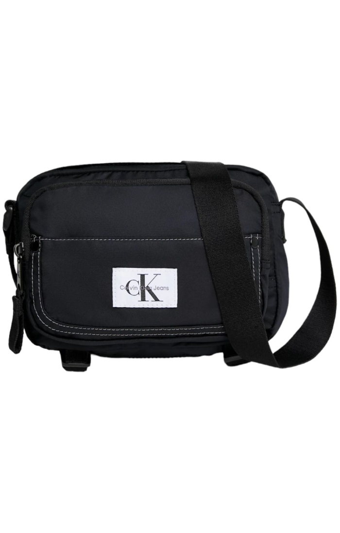 Bandolera Calvin Klein Poliester Reciclado Negro