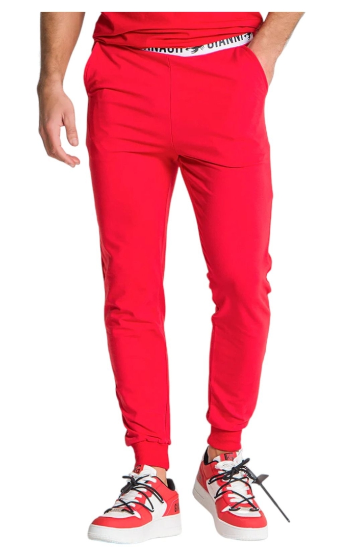 Pantalon Gianni Kavanagh de Chandal Drift Rojo