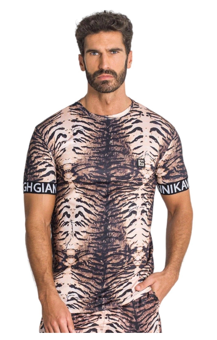 Camiseta Gianni Kavanagh Ajustada Safari Road Multicolor