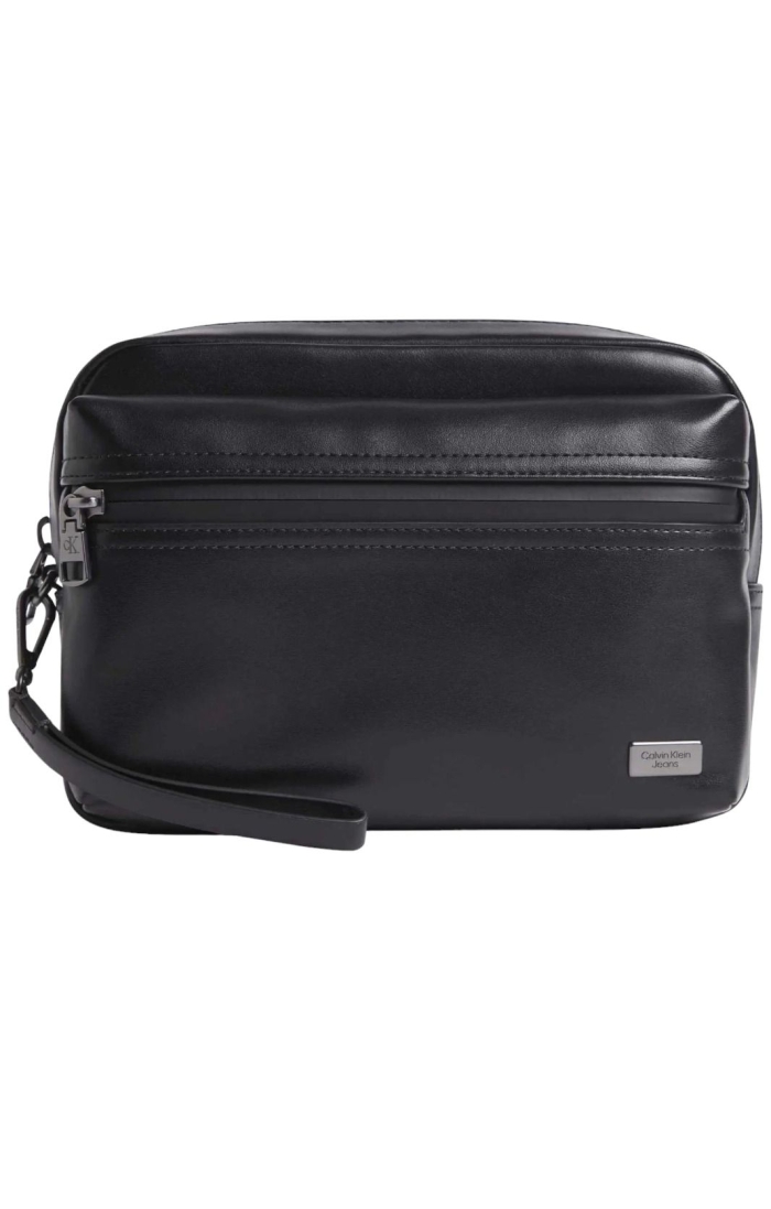 Neceser Calvin Klein Jeans Plaque Pouch Negro