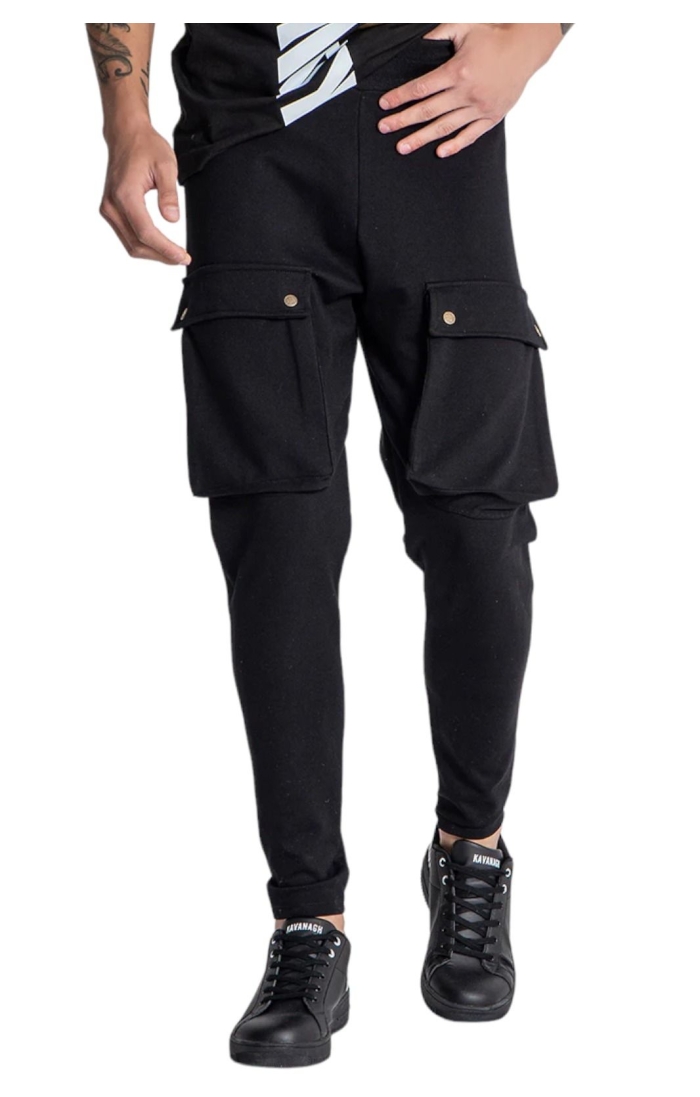 Pantalon Gianni Kavanagh Cargo VICE Negro