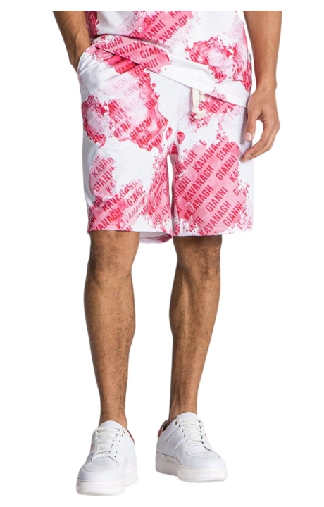 Short Gianni Kavanagh Sombreado Rosa Blanco