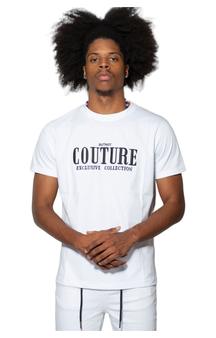 Camiseta ButNot Ricamo Couture Blanco