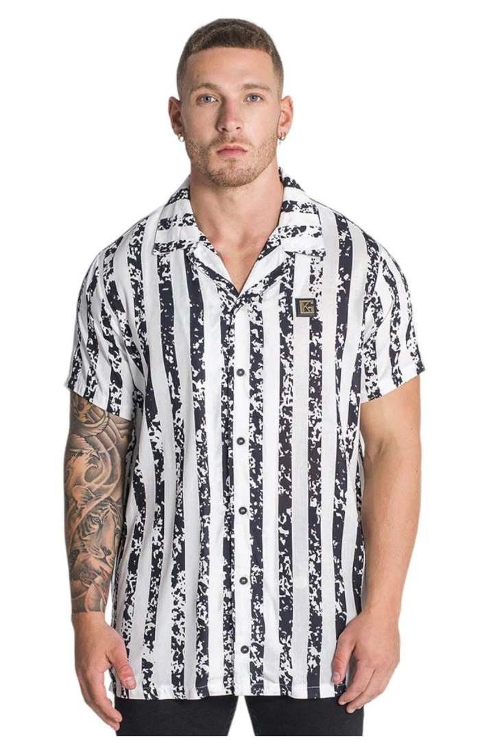 Camisa Gianni Kavanagh a Rayas Disturbia Blanco