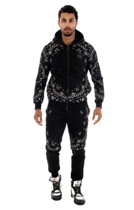 Chandal George V Paris Estampado Rock Bandana Negro