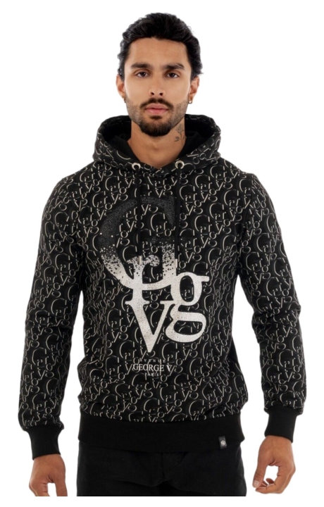 Sudadera George V Paris GV Paris Loop Negro