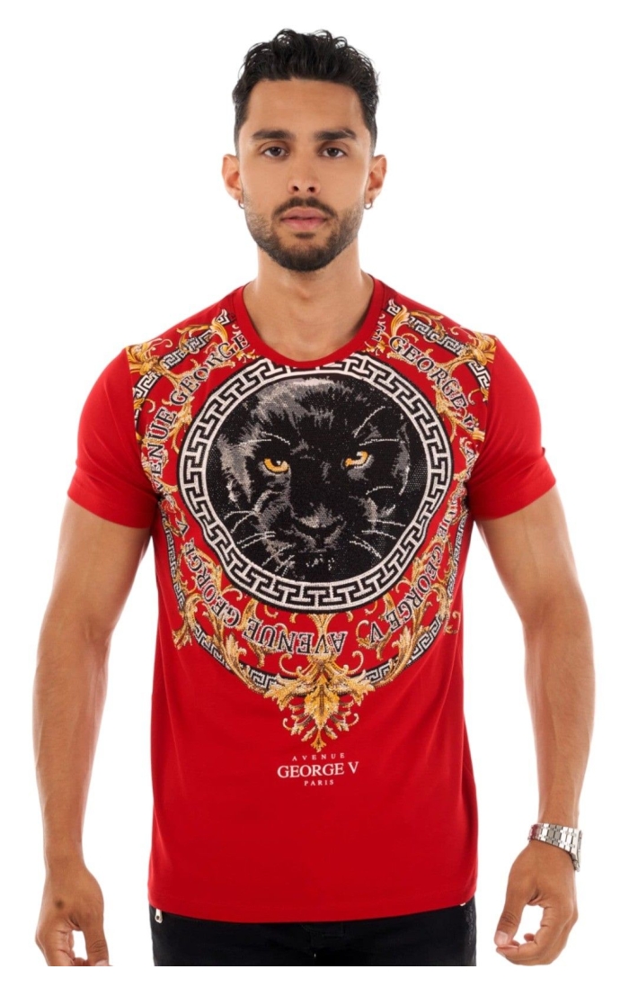 Camiseta George V Paris The Pantera GV Rojo