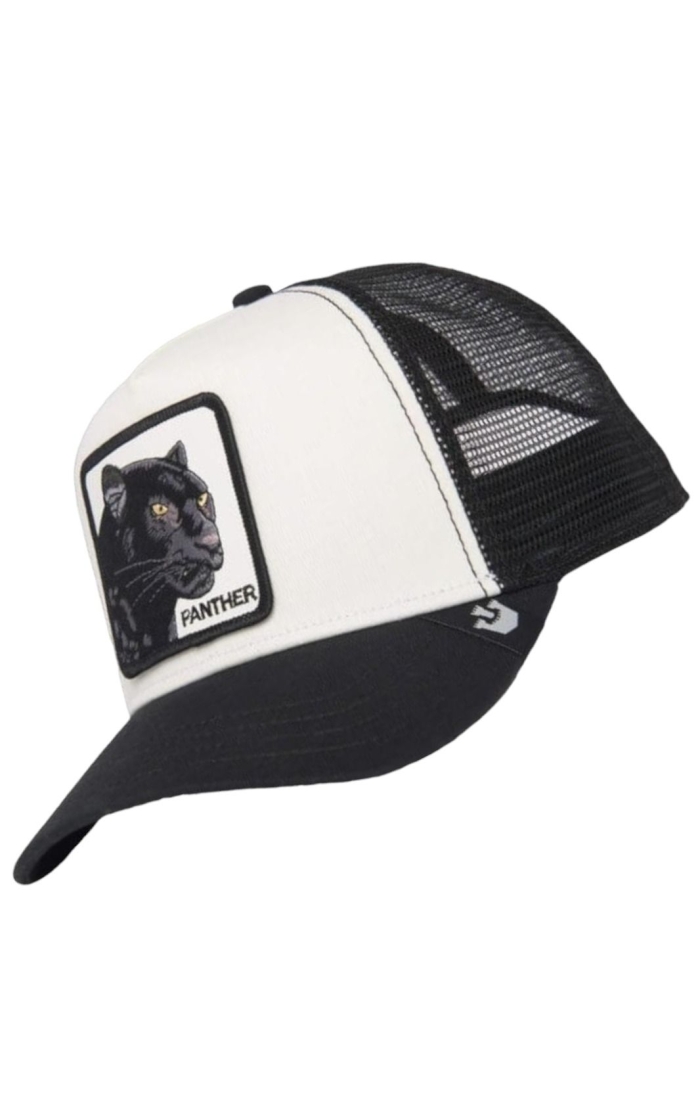 Gorra Goorin Bros Pantera Negro y Blanco