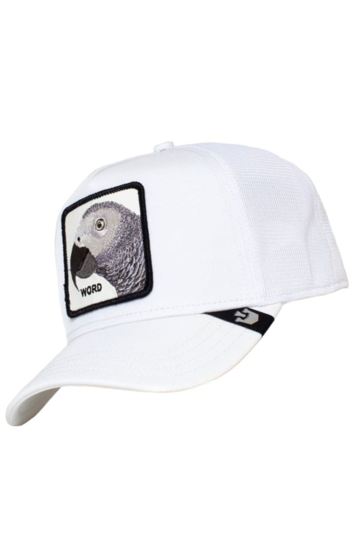 Gorra Goorin Bros Platinum Word Loro Blanco