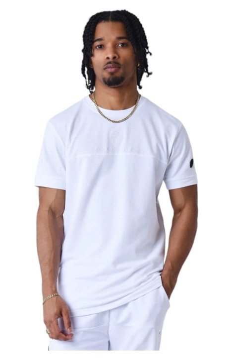 Camiseta Project X Paris Tecnica con Recortes Blanco