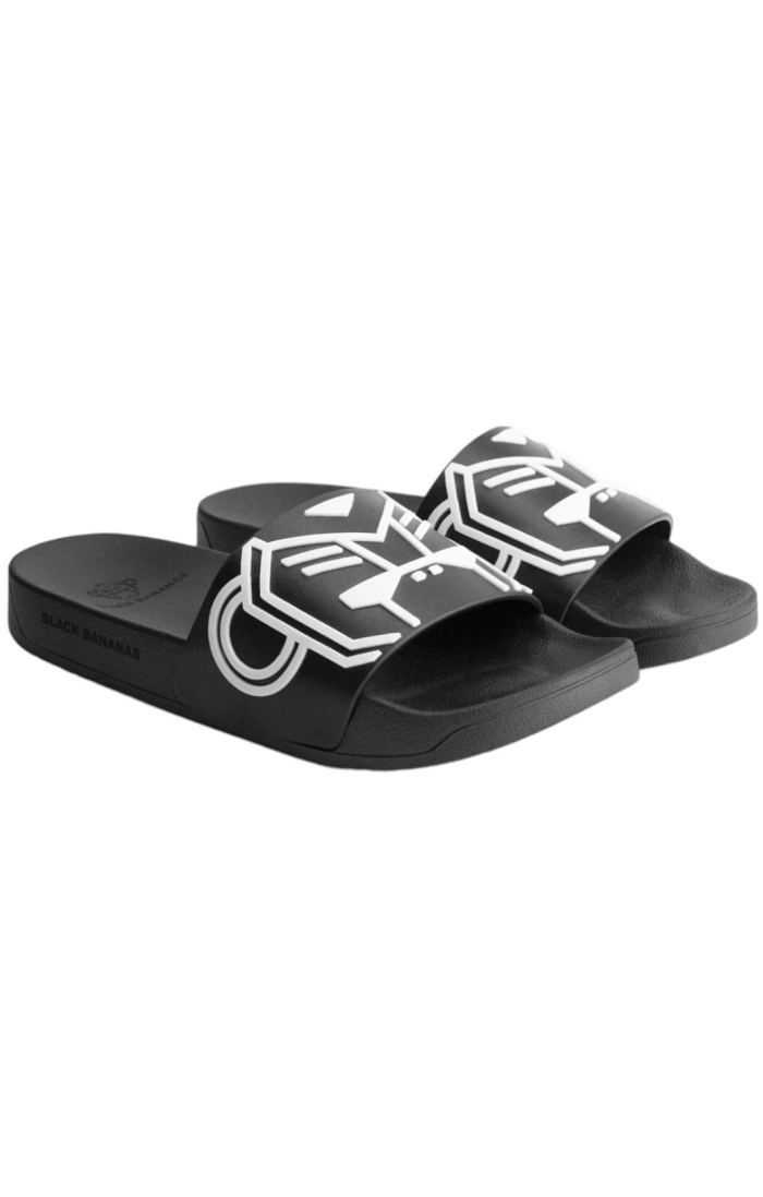 Chanclas Black Bannanas Commander Slides Negro