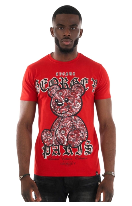 Camiseta George V Paris Edicion Limitada Avenue Rojo