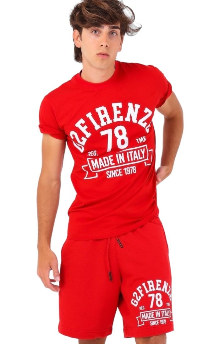 Conjunto G2 Firenze Sport 78 Rojo