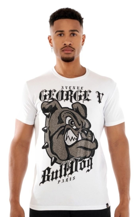 Camiseta George V Paris Cartoon Blanca