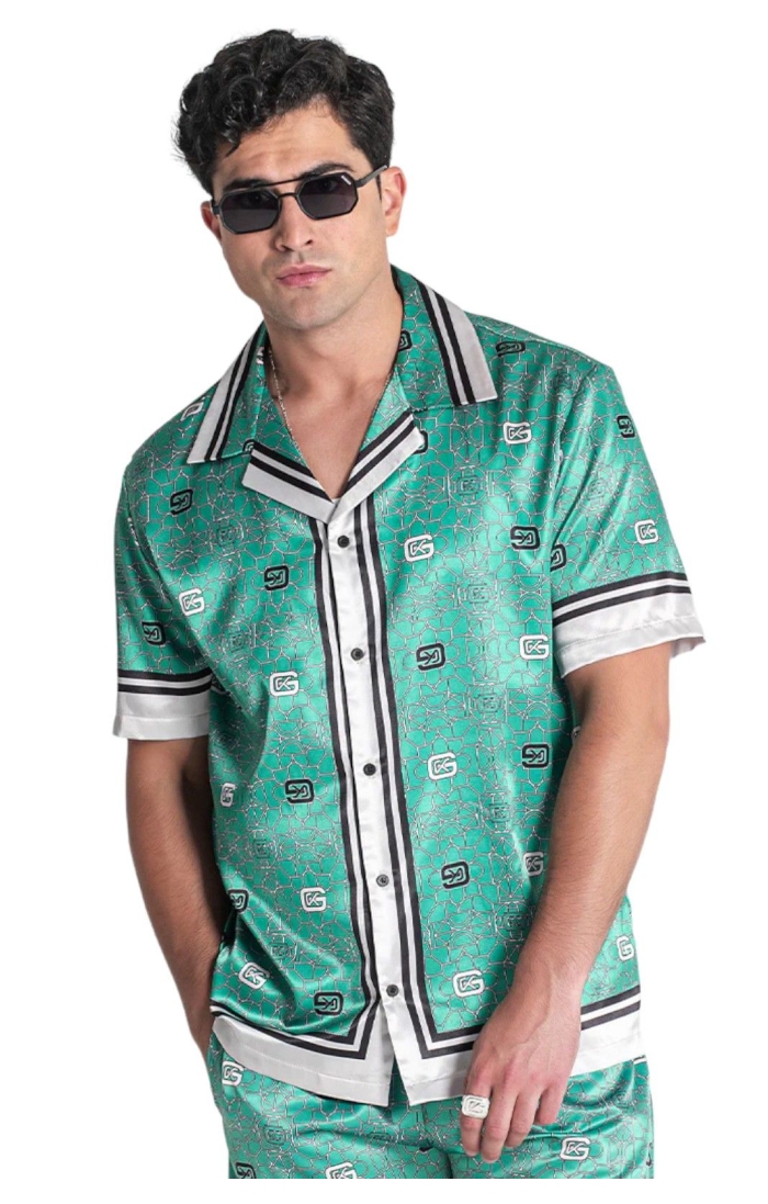 Camisa Gianni Kavanagh Sastinada Panacea Verde