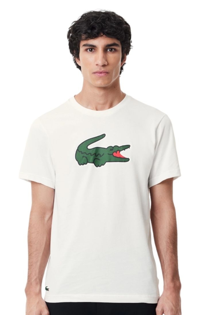 Camiseta Lacoste Sport Ultra-Dry con estampado Cocodrilo