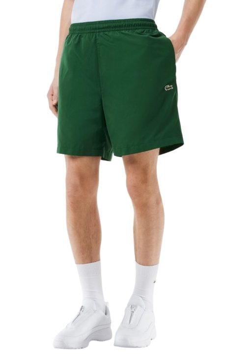 Pantalon Corto Lacoste Sportsuit Relaxed Fit Verde Oscuro