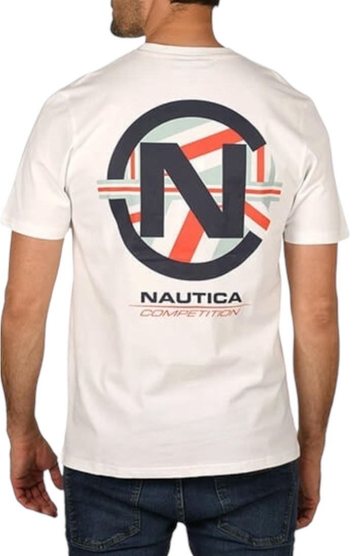 Camiseta Nautica Competition Faxa Blanco