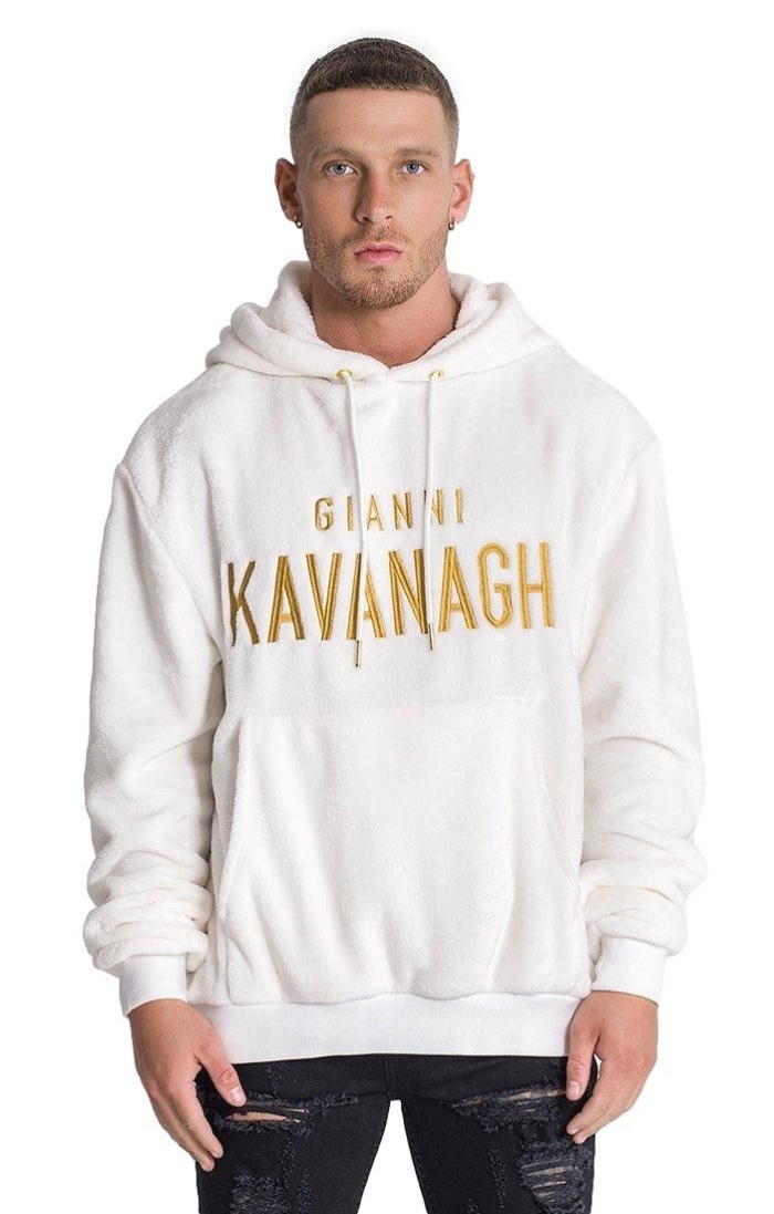 Sudadera Gianni Kavanagh Terciopelo y Sherpa Blanco