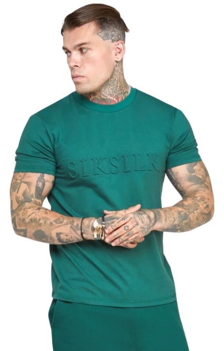 Camiseta SikSilk Embossed Verde
