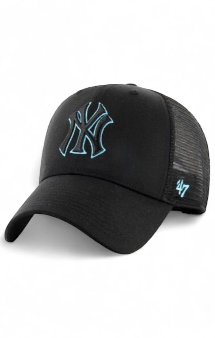 Gorra 47 Brand MLB New York Yankees Negro logo Celeste