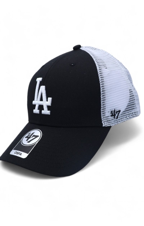 Gorra 47 Brand MLB Los Angeles Dodgers Negra y Blanca