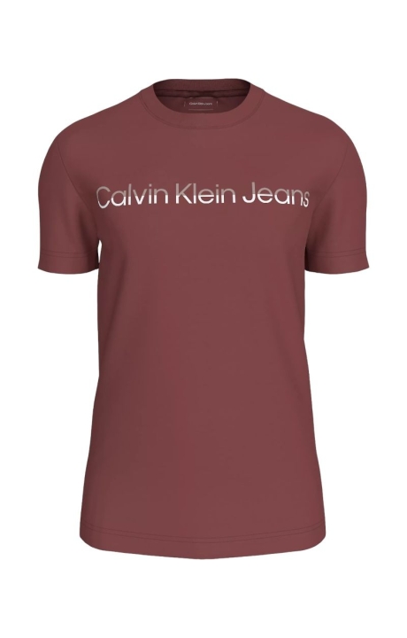 Camiseta Calvin Klein Logo Institutional Burdeos