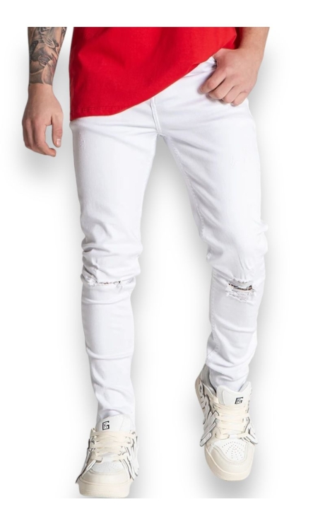 Jeans Gianni Kavanagh Core Ripped Blancos