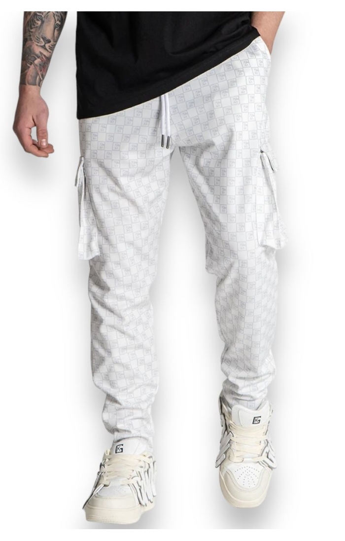 Pantalones Cargo Gianni Kavanagh Clone Blanco