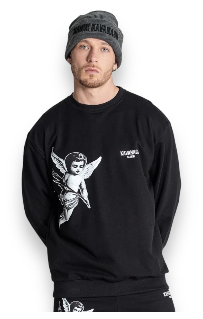 Sudadera Gianni Kavanagh Angel Negra