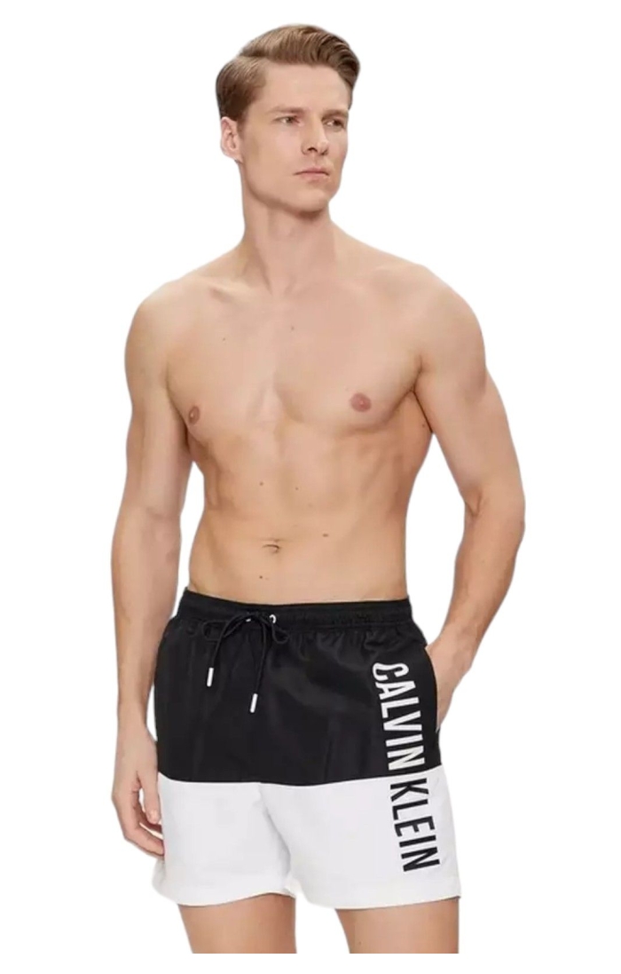 Bañador Calvin Klein Drawstring Block Negro